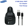 Samsung Car Charger 15W DUAL With Type C Cable. 