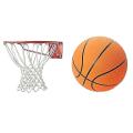 Combo of Basket Ball and Net - Orange. 