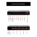 EQ-819 Car Equalizer Multifunctional Car Audio EQ Tuning Crossover Amplifier Parametric Equalizer.