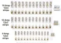 PVC Connector Heavy Duty AC 220v 5 to 30Ampere 12 Way Electrical Screw Terminal Connector PVC Plastic Electrical Cable Connector.