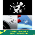 Car Sticker- Funny Gas Tnak Empty Full. 