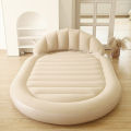 Camping Mattress 2 Person, Puncture Proof Inflatable Mattress with Backrest for Outdoor. 