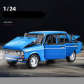 1/24 LADA NIVA Classic Car Alloy Car Model Diecast Metal Toy Police Vehicles Car Model High Simulation Collection Childrens Gift Superman.