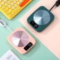 【No-Questions-Asked Refund】 Water Heating Pad Electric Heater Mug Mat Home Coaster Desktop Warmer Desktop Warmer Cup Heater Constant Temperature Water.