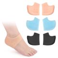 Anti Heel Crack Pad Socks for Pain Relief for Men and Women (Beige, Free Size) - 1 Pair Best Rate.