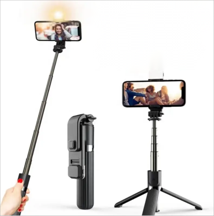 100cm Tripod Stand Selfie Stick Foldable Mini Tripod with Fill