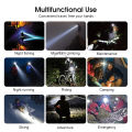 Outtobe Headlamp Mini Induction Headlight USB Rechargeable Headlights Free Adjustable Headlamps Waterproof Work Light Emergency Head-mounted Lamp for Camping Outdoor Running Fishing Hiking.