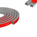Cable Concealer Manage Anti-extrusion Floor Cord Cover Self-Adhesive Durable Cord Protector Trapezoid Power Cable Protector Home Outdoor. 