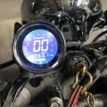 LI Motorcycle LCD Digital Meter Multi‑Functional Odometer Speedometer Tachometer RPM Fuel Level Gauge MPH KM/H. 