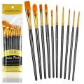 Paint Brushes Set, 10 Pcs Paint Brushes For Acrylic Painting, Paint Brushes for Drawing. 