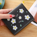 Stylish and Fashionable Ladies Mini wallet for Women Simple Stylish - Trendy Flower Printed Hand Bag for Girls/ Purse for Women Female Ladies.