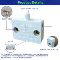 4 Pcs Cabinet Door Lamp Switch Applicable to 12V 24V 110V White. 