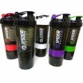 NEW SPORTS/Spider Water Bottle Shaker Cups Sports Cup Portable 500ml Removable Three Protein Powder. 