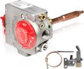 Unitrol Gas Water Heater Valve,Natural Gas Water Heater Thermostat with 1-3/8" Shank,3-1/2".
