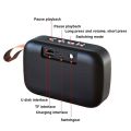 Portable Fabric Wireless Bluetooth Speaker,3D Stereo Music Surround Better Bass Wireless Outdoor Speaker Support FM TF Card. 