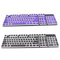 Pudding Keycaps Set, Full 104 Key Set Opaque PBT Keycap Set for 61/64/68/72/87/98/104 Keys Mechanical Keyboards Gaming Typing.