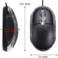 USB Wired Optical Mouse Colorful Light Mouse Portable And Small Universal Mouse. 