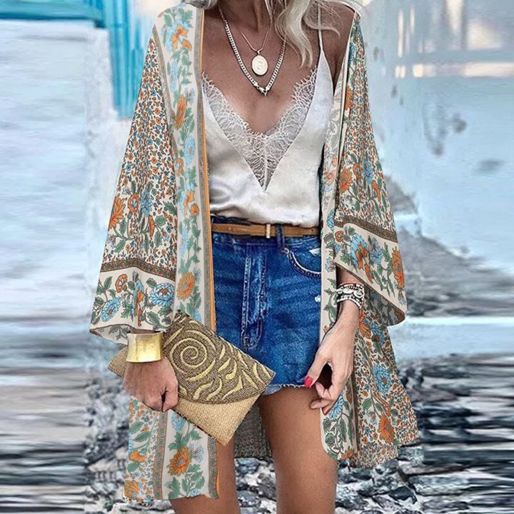 Bohemian%20Printed%20Cardigan%20Women's%20Summer%20Blouses%20Kimono%20Cape%202024%20Casual%20Long%20Sleeve%20Floral%20Blsua%20Female%20Open%20Front%20Tunic%20Blusas%20House%20Foocus%20-%20Image%203