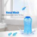 【NEW】 500Ml Nose Irrigator Nasal Cleaner Adults Children Medical Allergic Rhinitis Sinusitis Medical Nose Washer Neti Pot Health Care.