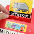 Children Card Letter Machine English Early Educational Picture Literacy Learn English Words Game Teaching Aids Luhuai CVC.
