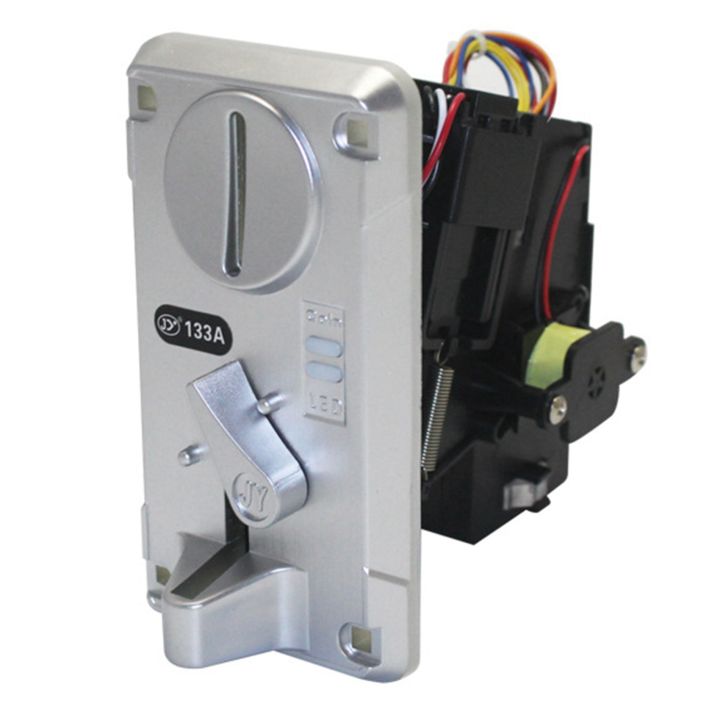 NXFDSIOZ 3X Coin Acceptor Coin Pusher JY133A CPU Arcade Coin Selector for Vending Machine Arcade Game Ticket Exchange