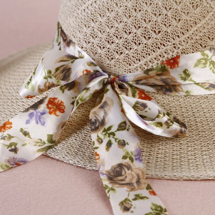 Summer%20Girls%20Sun%20Hats%20Wide%20Brim%20Bowknot%20Straw%20Hat%20with%20Ribbon%20Outdoor%20Sun%20Protection%20Women%20Hats%20Ladies%20Panama%20Caps%20-%20Image%206