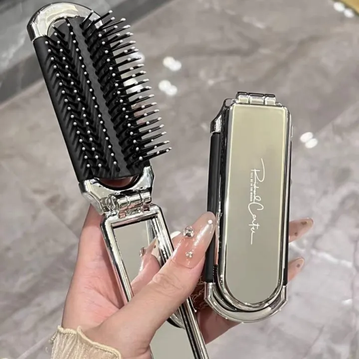 Folding%20Hair%20Brush%20with%20Mirror%20Pocket%20Hair%20Comb%20Lightweight%20Portable%20Compact%20Travel%20Hair%20Brush%20Small%20Hairbrush%20for%20Car%20Purse%20Gym%20Trip%20Women%20-%20Image%205