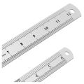 2020 Hot Deals Stainless Steel Ruler 12 Inch + 6 Inch Metal Rulers. 