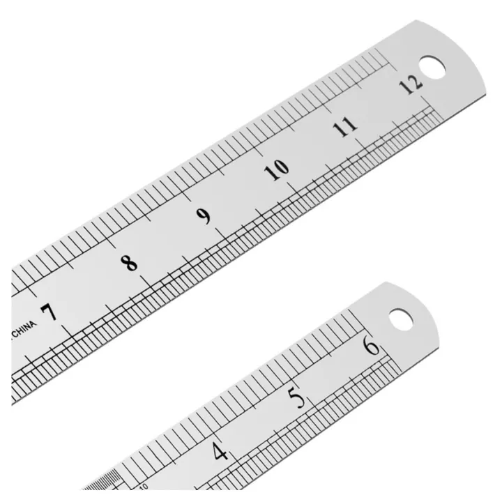 2020%20Hot%20Deals%20Stainless%20Steel%20Ruler%2012%20Inch%20+%206%20Inch%20Metal%20Rulers%20-%20Image%205
