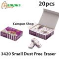 3420 Small Dust Free Eraser - 20pcs (Pack of One).