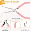 2 Pack Needle Nose Pliers, 6 Inch Long Nose Pliers. 