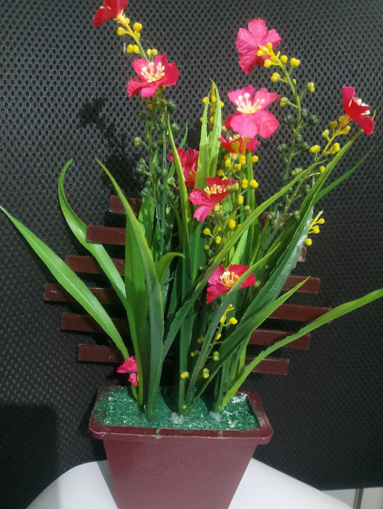 Artificial%20Flower%20Balcony%20Potted%20Plant%20Flowers%20Bouquet%20Wedding%20Home%20Garden%20Decor%20-%20Image%203