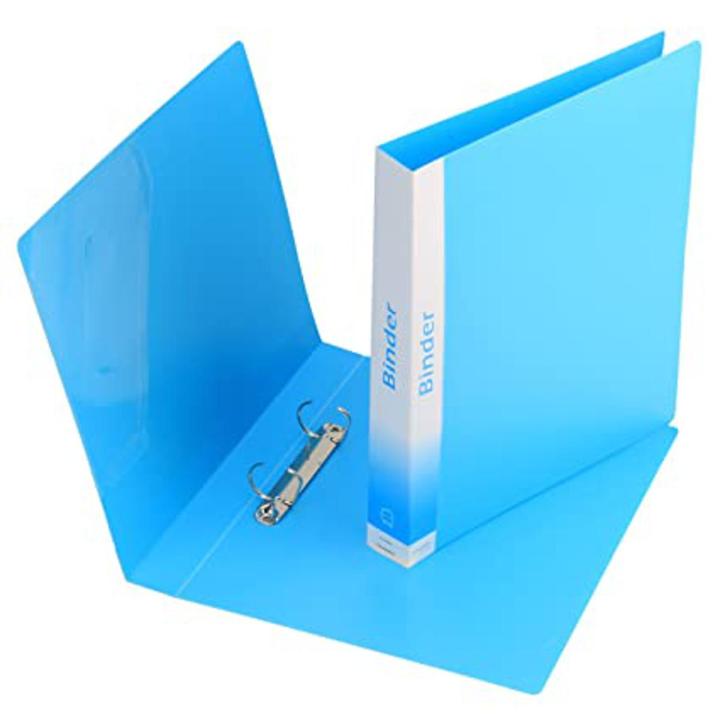 Plastic Cover Index File / Ring File 1 inch Random Color 12 Pcs
