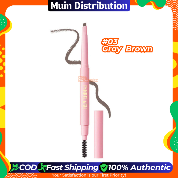 〽️ PinkFlash 2 in 1 Waterproof Auto Eyebrow Pencil - #03 Gray Brown