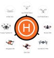 55/75CM Landing Pad Helipad for DJI Mavic MINI 3 PRO/Mini 2 Pro Zoom Air 2/2S FPV Phantom 3 4/Avata Parking Apron Accessory. 