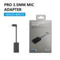 GoPro Pro 3.5mm Mic Adapter suit for HERO10 HERO9 HERO8 HERO7 HERO6 HERO5 MICROPHONE ADAPTER. 