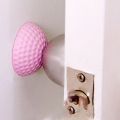 4-Pcs Wall Protector Pads – Self-Adhesive Rubber Door Handle Bumper Stoppers. 