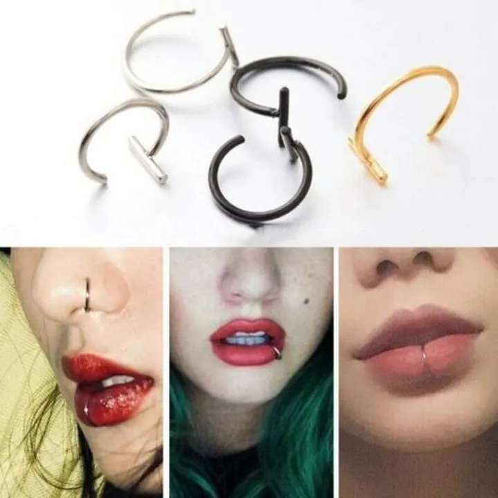8/10mm%20Punk%20Unisex%20Stainless%20Steel%20Nose%20Lip%20Rings%20Goth%20Clip%20On%20Piercing%20Body%20Nose%20Lip%20Rings%20Hoop%20Ear%20Tongue%20Ring%20Jewelry%20-%20Image%205