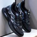 New men's shoes for summer 2024: fishwire, breathable mesh, fashionable, casual, versatile, trendy shoes, lightweight and comfortable sneakers.