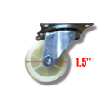 1Set (4 Pcs) 1.5 Inch 2wheel lock and 2without lock Universal Swivel Caster Wheels For Furniture Rotating Wheel.