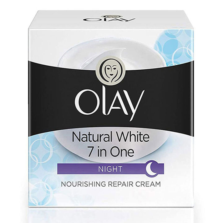 Olay Natural Aura 7 in 1 Night Nourishing Repair Cream 50g