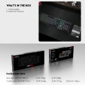 FANTECH MK886 ATOM RGB MECHANICAL KEYBOARD Double-Injection Key, 104 Keys, Red And Blue Switch, 25 Keys Anti-Ghosting For PC, Laptop. 