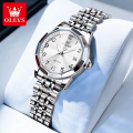 Olevs 9970L Stainless Steel Analog Wrist Watch For Women.