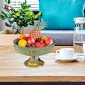 Fruit Bowl Pedestal Fruit Bowl Serving Bowl Multifunctional Modern Kitchen Decorative Pedestal Bowl Snack Bowl for Home Farmhouse Party.