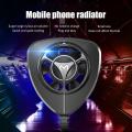Portable fl02 universal portable mobile phone gaming cooler radiator heat cooling fan phone cooler quick removal. 