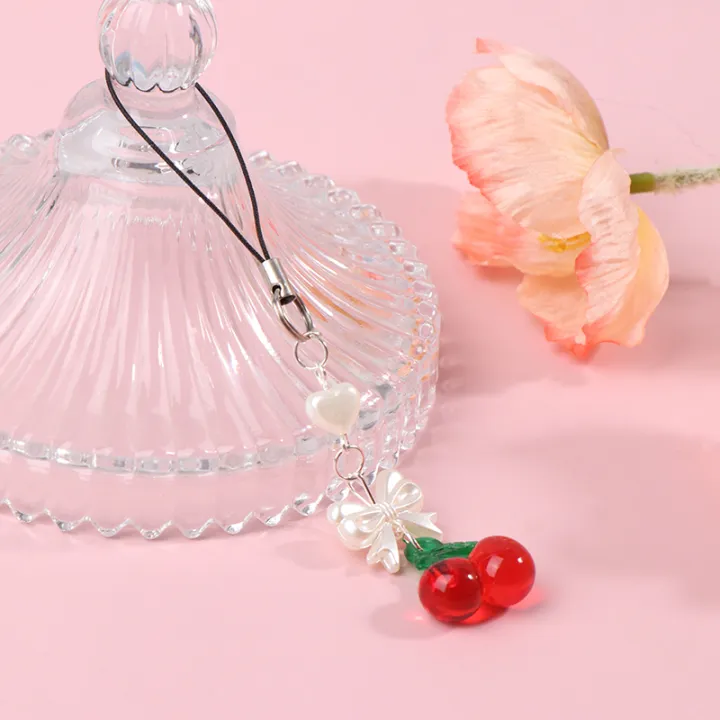 Y2K%20Cute%20Bow%20Cherry%20Phone%20Lanyard%20Sweet%20Summer%20Mobile%20Phone%20Chain%20For%20Girls%20Korean%20Beaded%20Cell%20Phone%20Charm%20Keychain%20MIRRORRR%20-%20Image%203