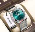 POEDAGAR 930 Men's New Luxury Luminous Date Week Stainless Steel Quartz Watch For Men. 