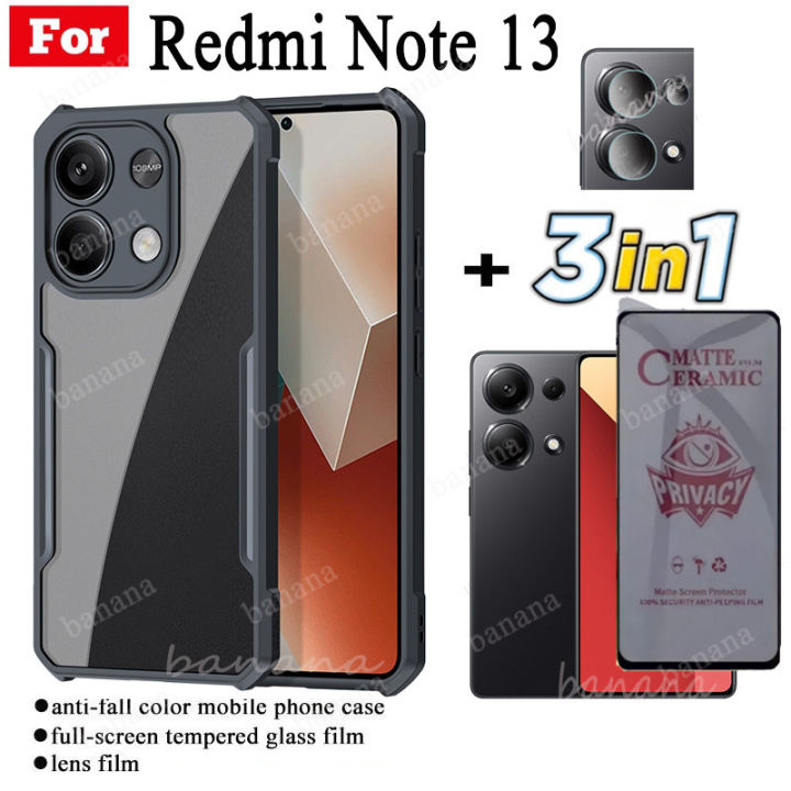 Redmi Color Box Note13 3 in 1 Redmi Note 13 4G Note13 5G Shockproof Phone Case for Redmi Note ...