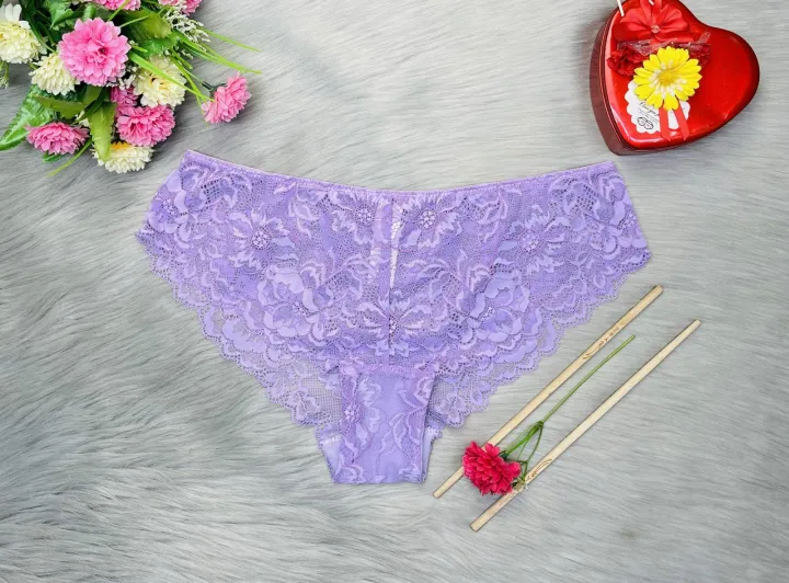 Womens%20Lace%20Panty%20Low%20Waist%20Cotton%20Briefs%20Underwear%20Soft%20Stretch%20Bikini%20Solid%20Cozy%20Lace%20Tanga%20Lace%20Cheeky%20Underwear%20for%20Women%20Lace%20Panties%20Net%20Panty%20Soft%20&%20Comfortable-%203%20PCS%20-%20Image%203