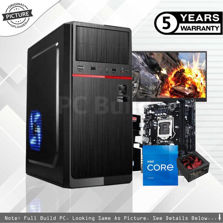 Intel Core i3 RAM 4GB HDD 500GB Graphics 2GB Built in Gaming PC Win 10 64 Bit And  'Monitor 19 inch'  Brand New Full Desktop Computer
